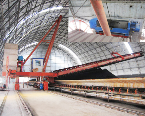 Side Scraper Reclaimer met armlengte van 11 tot 36 meter